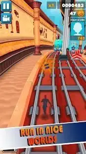 Subway Spider hero man Temple Rush Screen Shot 5