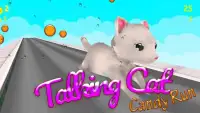 Talking Cat Candy Run Screen Shot 3
