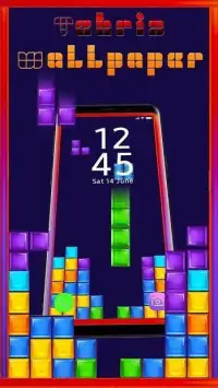 Tetris APUS Live Wallpaper Screen Shot 3