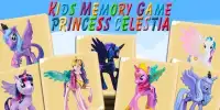 Celestia Princess Pony little memory game for kids Screen Shot 4