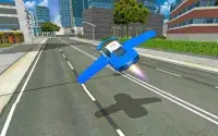 Futuristic Police Flying Car Sim 3D Screen Shot 3