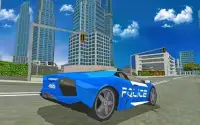 Futuristic Police Flying Car Sim 3D Screen Shot 4