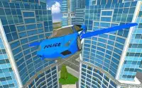 Futuristic Police Flying Car Sim 3D Screen Shot 0