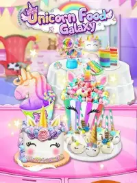 Unicorn Food Galaxy - Crazy Trendy Foods Fun Screen Shot 0