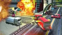Truck Robot Fire Fighter Real War Simulator Screen Shot 3