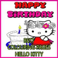 Colouring Pages : Seni Mewarnai Hello Kitty