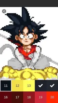 Anime Color By Number: Pixel Art Anime Screen Shot 3