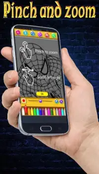 Learn to color Spider Man Screen Shot 6