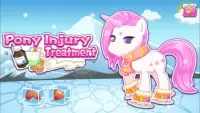 Pony Injury Treatment - Pony doctor game Screen Shot 0
