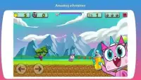 harmony uni kitty vs snails princess : castle run Screen Shot 0