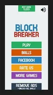 Block Breaker Screen Shot 2