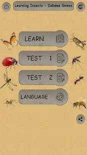 Insects - Learning Insects. Practice Test Sound Screen Shot 13