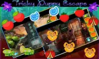 Kavi Game -427- Tricky Puppy Escape Game Screen Shot 0