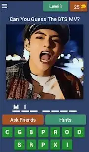 Guess The BTS's MV by V Pictures Kpop Quiz Game Screen Shot 13