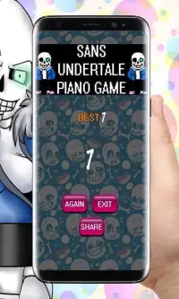Sans Undertale On Piano Game Screen Shot 0