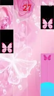 Beautiful Pink Butterfly Piano Tab Screen Shot 2