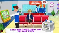 High School Girls ATM Machine Sim - Cashier Games Screen Shot 3