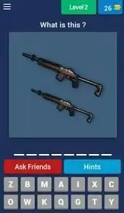 PUBG Quiz - Guess The Picture Weapons Screen Shot 1