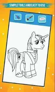 Coloring For Little Pony Screen Shot 4