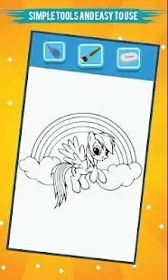 Coloring For Little Pony Screen Shot 3