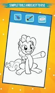 Coloring For Little Pony Screen Shot 2
