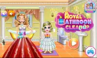 Royal Bathroom Cleanup - Free Games Screen Shot 3