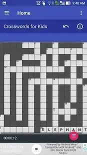 Crossword Puzzles for Kids Screen Shot 0