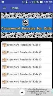 Crossword Puzzles for Kids Screen Shot 3