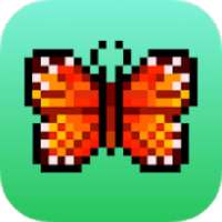 Butterfly Color By Number: Pixel Art Butterfly