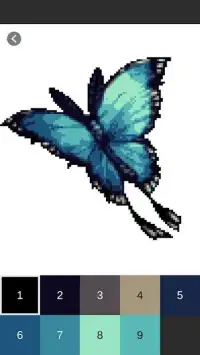 Butterfly Color By Number: Pixel Art Butterfly Screen Shot 3