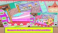 Princess Doll Bed Cake Maker Chef Screen Shot 0