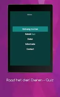 Raad het dier! Dieren - Quiz Screen Shot 7