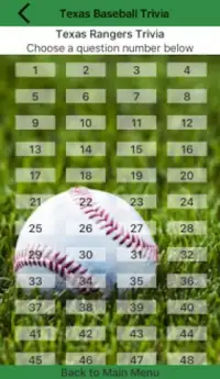 Texas Baseball Trivia Screen Shot 3