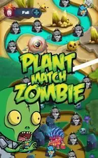 Plant And Zombie Match Screen Shot 0