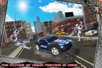 Multi Police Rhino Robotic Car vs Evil Robots Screen Shot 6