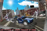 Multi Police Rhino Robotic Car vs Evil Robots Screen Shot 21