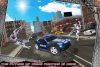 Multi Police Rhino Robotic Car vs Evil Robots Screen Shot 5
