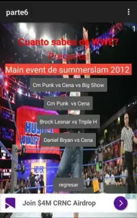 Quiz de WWE en español Screen Shot 2