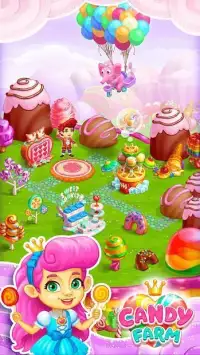 Candy Farm: Magic cake town & cookie dragon story Screen Shot 7