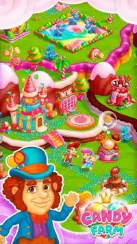 Candy Farm: Magic cake town & cookie dragon story Screen Shot 5