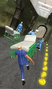 Run Mad Run - Endless Running Hospital Game Screen Shot 2