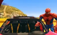 Superhero Car Racing Stunts Limits Screen Shot 4