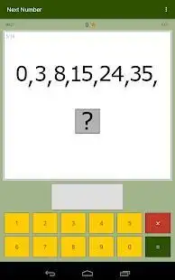 Math Game - Next Number Screen Shot 0
