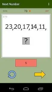 Math Game - Next Number Screen Shot 2