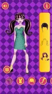 Dress Up Beauty Salon Monster High for Girls Screen Shot 0