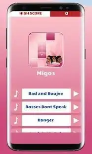 MIGOS Piano tiles Game Screen Shot 3