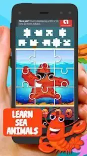 Sea Animal Jigsaw Puzzles For Kids Screen Shot 2
