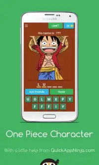 Quiz One Piece Character Screen Shot 12
