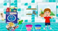 Kids Laundry Wash Cleaning Games 2018 Screen Shot 1
