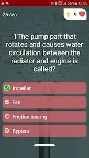 Automobile Engineering Test Quiz Screen Shot 3